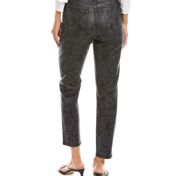 Rag & Bone Nina Snakefoil High Rise Ankle Cigarette Jeans - Picture 2 of 10